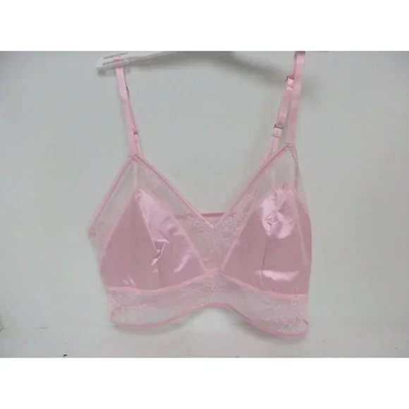 Auden Women's 023 12 0397 Lace Bra Pink Size Large New!!! - Picture 1 of 3
